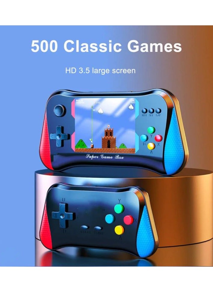 Handheld Console For Kids Adults 500 Classic Retro Video Games With Rechargeable Battery Support 2 Players And TV - Image 1