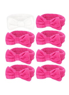 8 Pcs Hairbands For Bachelorette Party Favors - 1 White + 7 Hot Pink, Hair Accessories For Bride Bridesmaid, Securing Hair For Skincare Makeup, Spa, Yoga, Sports, Home, Law And Other Occasions - pzsku/ZD51B304C121647290CB2Z/45/_/1735566802/4b08f274-bf68-4850-9f1a-d5d7ab4c7947