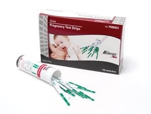PRO ADVANTAGE URINE HCG PREGNANCY TEST STRIPS  Includes 20 Urine hCG Pregnancy Test Strips Per Canister 5 canbx CLIA Waived