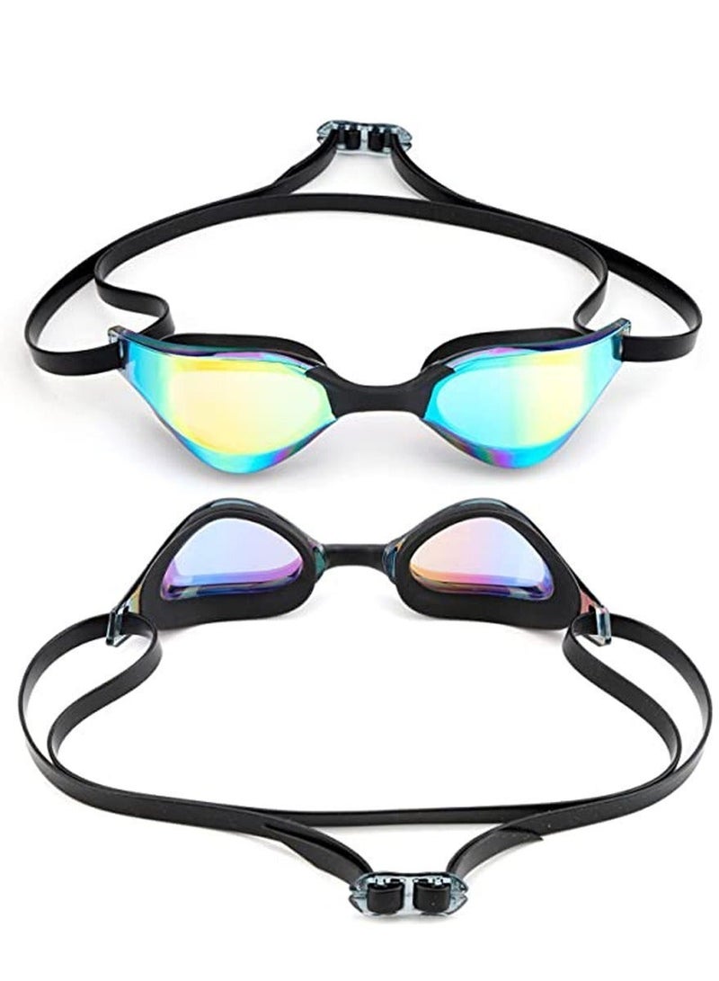 QUTOOB Professional Swimming Goggles for Men & Women | Anti-Fog, Leakproof & UV Protection Swim Goggles with HD Wide View | Training, Lap Swimming & Fitness with Storage Case - Image 4