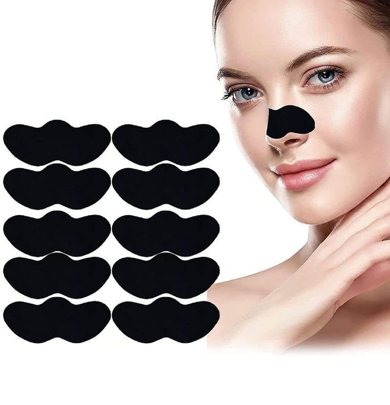 Generic 5 Pack Blackhead Pore Strips Deep Cleansing Charcoal Nose Strips for Instant Blackhead Removal Pore Minimizer Natural Charcoal Facial Pore Cleaner  - Image 1