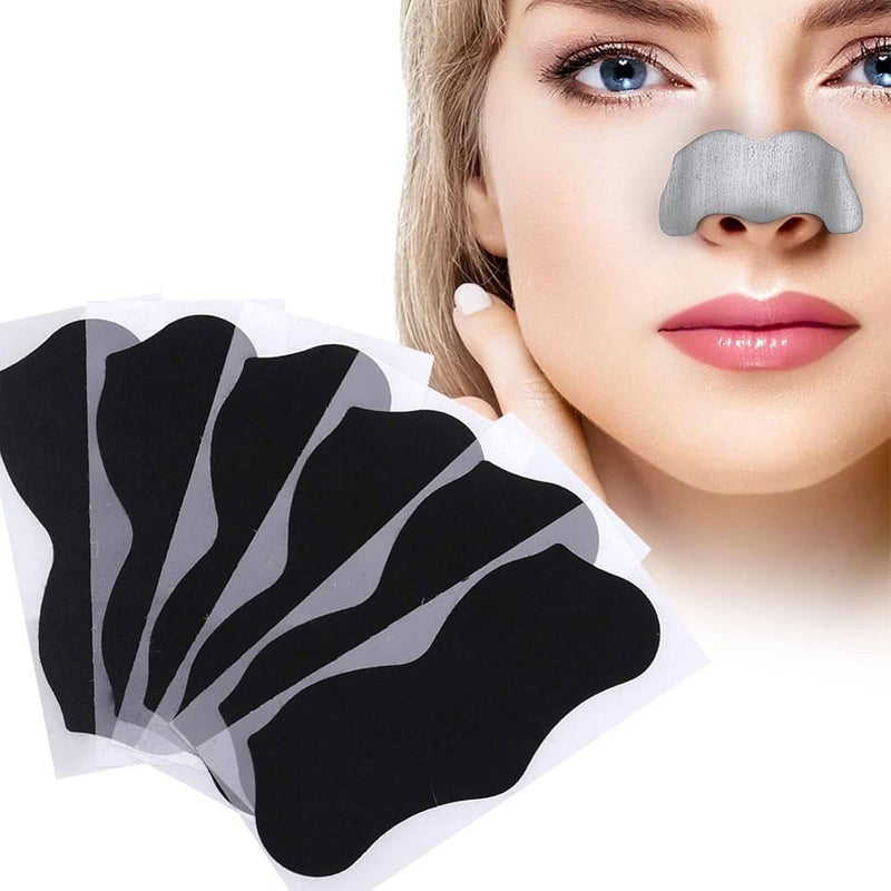 Generic 5 Pack Blackhead Pore Strips Deep Cleansing Charcoal Nose Strips for Instant Blackhead Removal Pore Minimizer Natural Charcoal Facial Pore Cleaner  - Image 2
