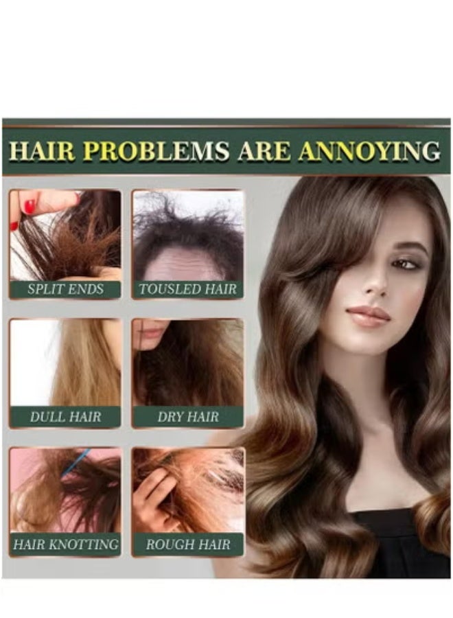 LIDORIA Ginger Anti-Hair Loss 7 Days, Ginger Anti-Hair Loss 7 Days, Natural Ginger Hair Serum, Ginger Oil Promotes Hair Growth, Repairs Damaged Hair, Nourishes Hair Roots (2 Pieces) - Image 3