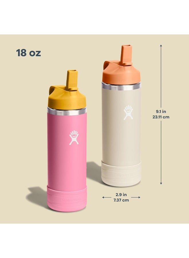 Hydro Flask 530ml Kids Wide Mouth Straw Cap and Boot - Seaspray - view 3