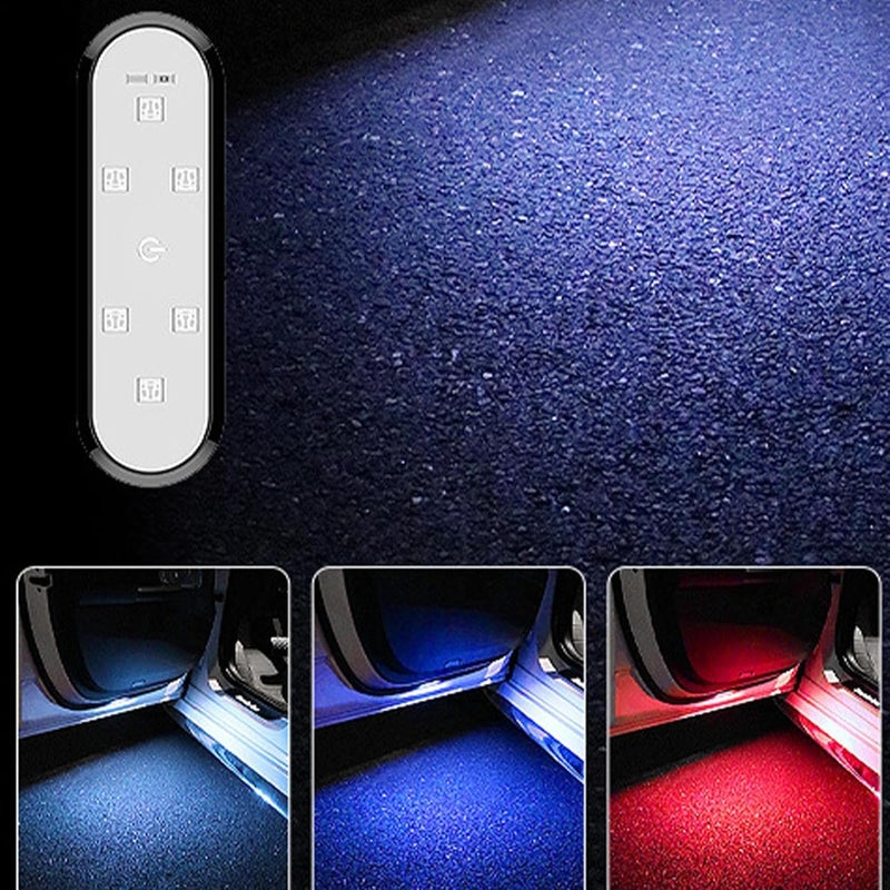 Car Door Warning Lights | LED Lights Welcome Light - Adjustable Modes Safety Light, Ambient Lighting Auto-Sensing, Door Sill Colorful, Anti Rear-end Collision - Image 3
