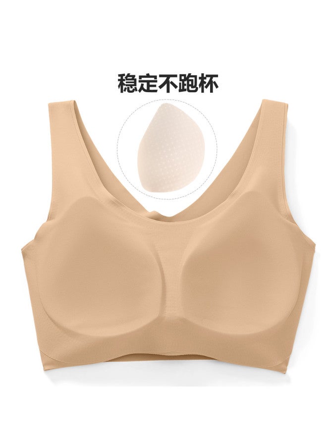 Fenton Seamless Ultra-thin  Breathable Underwear Women's Camisole All-in-one Bra With Lift And No Shake - Image 4