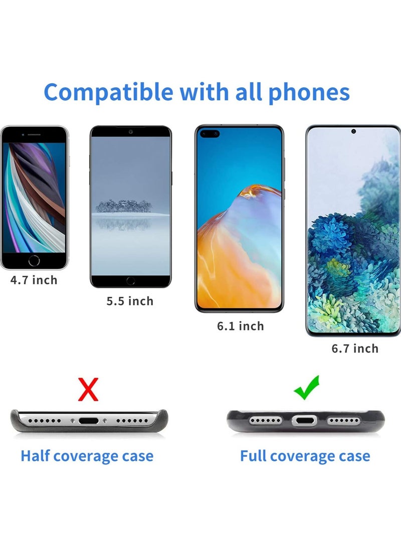 SYOSI 2 Sets Universal Cell Phone Lanyard Crossbody Lanyard with Adjustable Nylon Neck Strap Compatible for Every Mobile Phone - Image 5