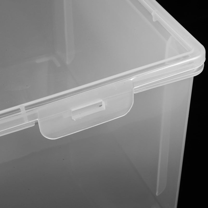 A4 Tall Plastic File Box Document Organizer Storage Case for Office Desktop - Image 5