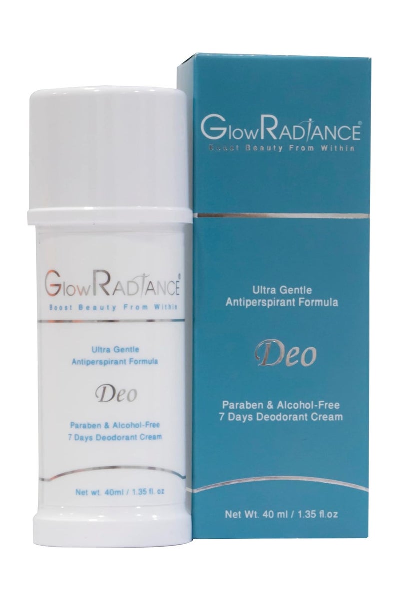 Glow Radiance Deo Cream 40ml â Whitening & Nourishing Underarm Cream | Long-Lasting Freshness & Odor Control | Gentle on Skin - Image 1