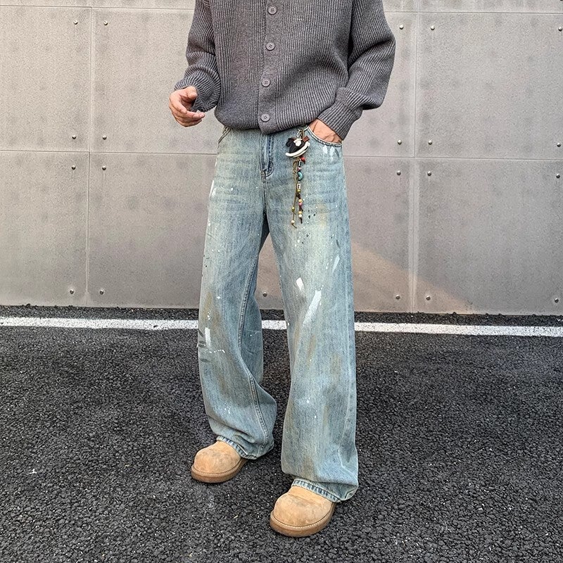 Unisex Classic Denim Jeans Loose Fit Daily Outdoor Wear - Image 4