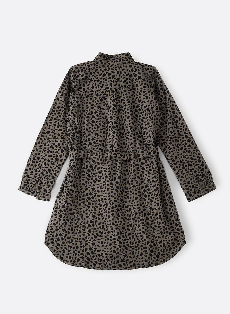 Jelliene Aop woven dress - Image 2