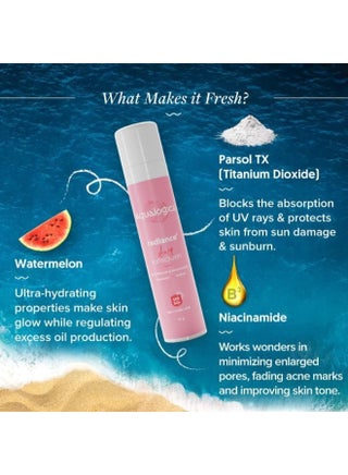 واقي شمس رطب - بطيخ ونياسيناميد، SPF 50+، PA+++، يحمي من UVA وUVB، 50 جرام - view 2