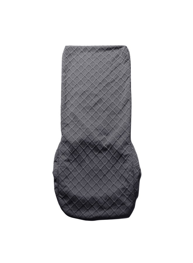 4-Piece Dining Chair Cover Set Grey - Image 4