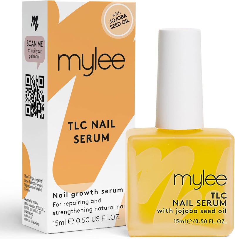 Mylee TLC Nail Serum 15ml Nail Treatment to Repair Nails Promote Stronger Longer Healthier Growth and Nourish Cuticles Features Fresh Watermelon Scent Contains Sweet Almond Oil Vitamins