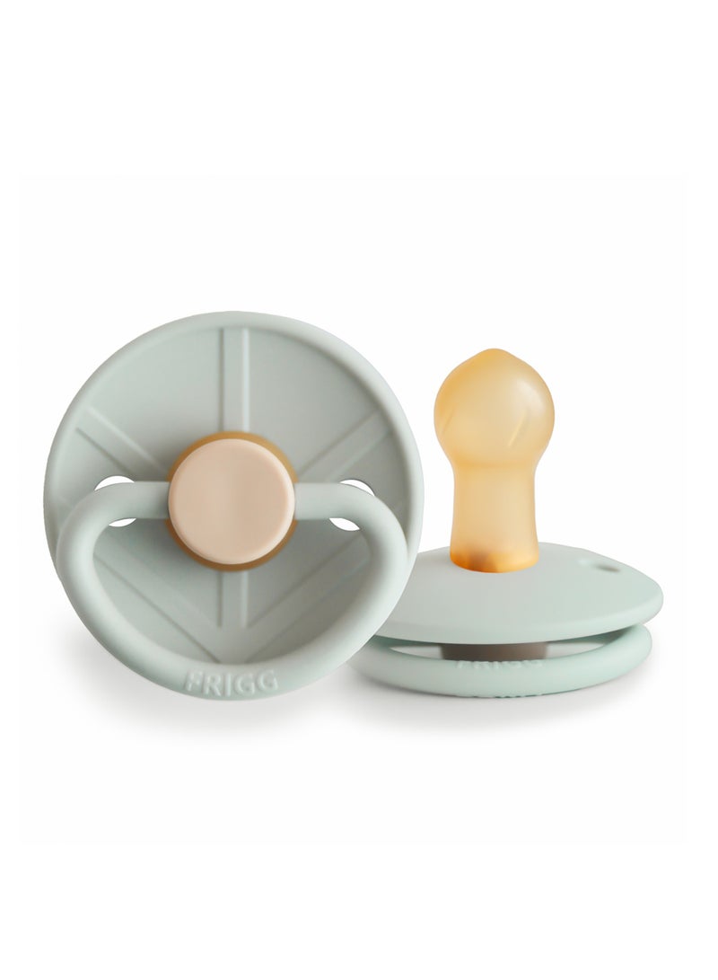 FRIGG Little Viking Latex Baby Pacifier 0-6M 1-Pack Holger Sage - Size 1 - Image 1