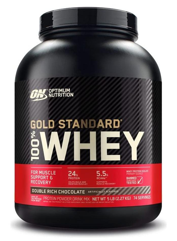 Optimum Nutrition Gold Standard 100 Percent Whey Double Rich Chocolate - Image 1