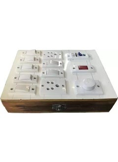 Bahul BAHUL EXTENTION Electric Switch Board 7 Switches2 Sockets1 Fuse1 Regulator1 Indicator 10 A Three Pin Socket  - Image 2