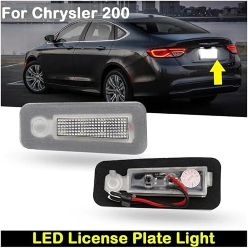 Vuzmode Car Rear White License Plate Light for Chrysler 200 (2015-2017) - Image 3