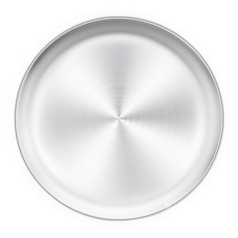 TeamFar TeamFar 12 Inch Stainless Steel Pizza Pan  Round Oven Baking Tray Healthy  Heavy Duty Dishwasher Safe  Easy Clean
