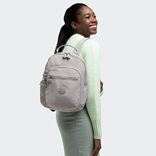 KIPLING KIPLING حقيبة ظهر صغيرة للتابلت من كيبلينغ للنساء، متينة، مع أحزمة كتف مبطنة وسوستة للتابلت، حقيبة مدرسية - Image 4
