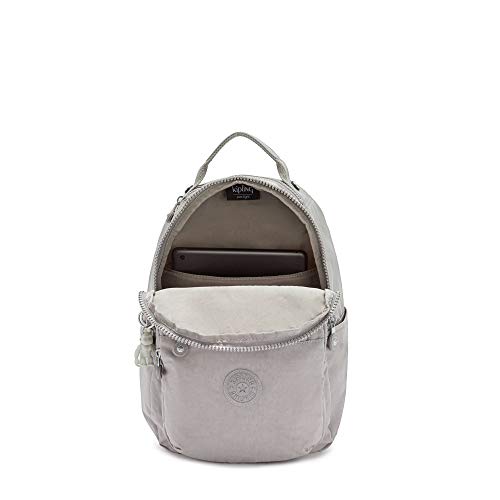 KIPLING KIPLING حقيبة ظهر صغيرة للتابلت من كيبلينغ للنساء، متينة، مع أحزمة كتف مبطنة وسوستة للتابلت، حقيبة مدرسية - Image 3