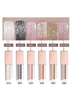 Heng Fang Liquid Glitter Eyeshadow Set 6 Colors Smokey Eye Looks Waterproof Long Lasting Eyeshadow Makeup Kitsmulticolor (Set Of A) Matte & Shimmery Finish - pzsku/ZD51C5FC4F52BE30A4D17Z/45/_/1690019515/b520e52c-7b60-406f-ac79-90e28dc425f5