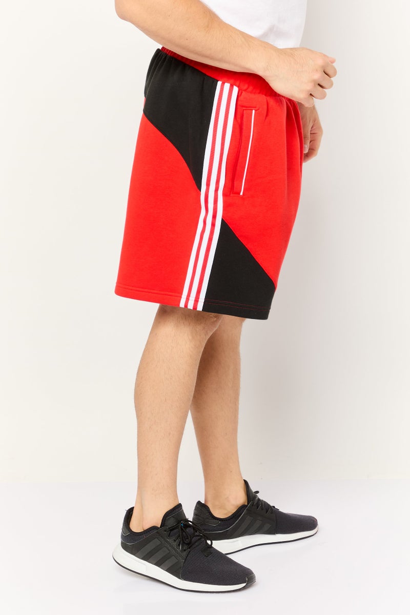 adidas Originals Men Sportswear Fit Outdoor Shorts, Red  - Image 4