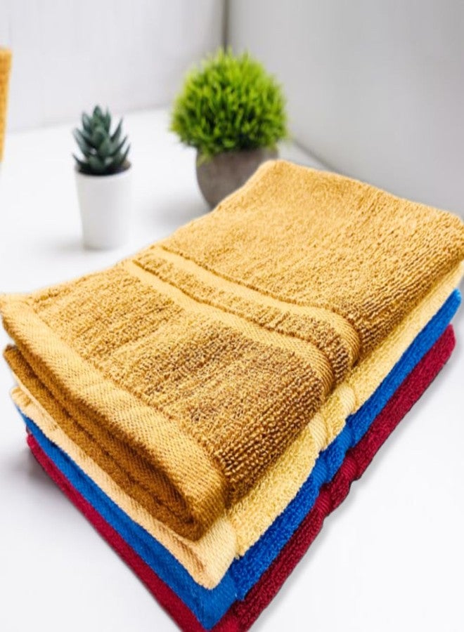 COTFLEX Hand & Face Towel Napkin Set, Pure Cotton, Assorted, Pack of (6) - Image 2