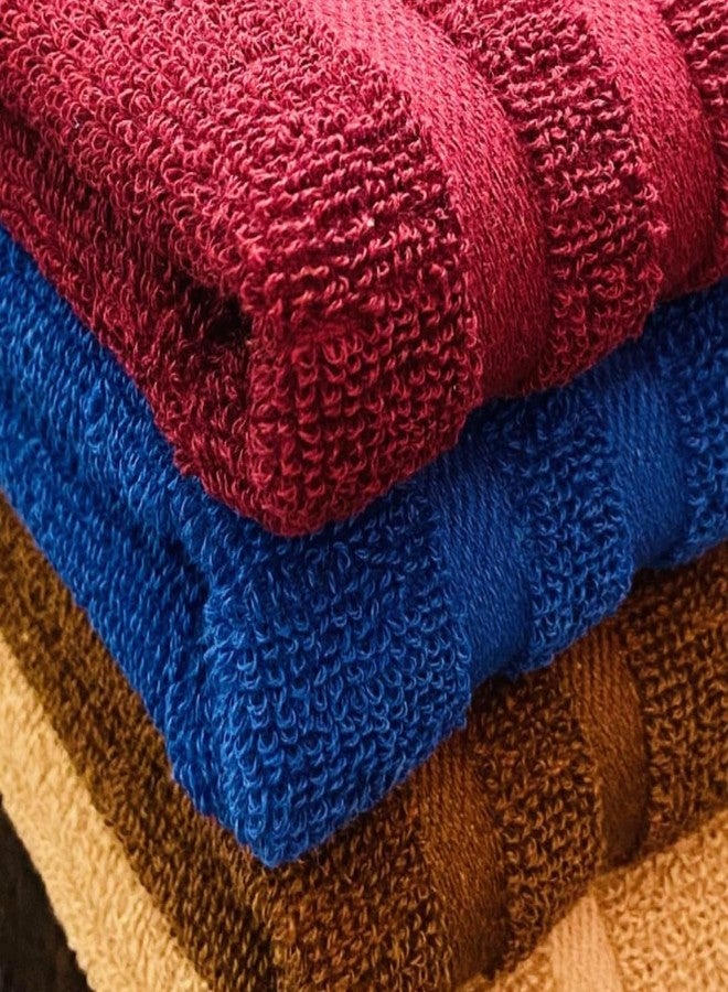 COTFLEX Hand & Face Towel Napkin Set, Pure Cotton, Assorted, Pack of (6) - Image 4