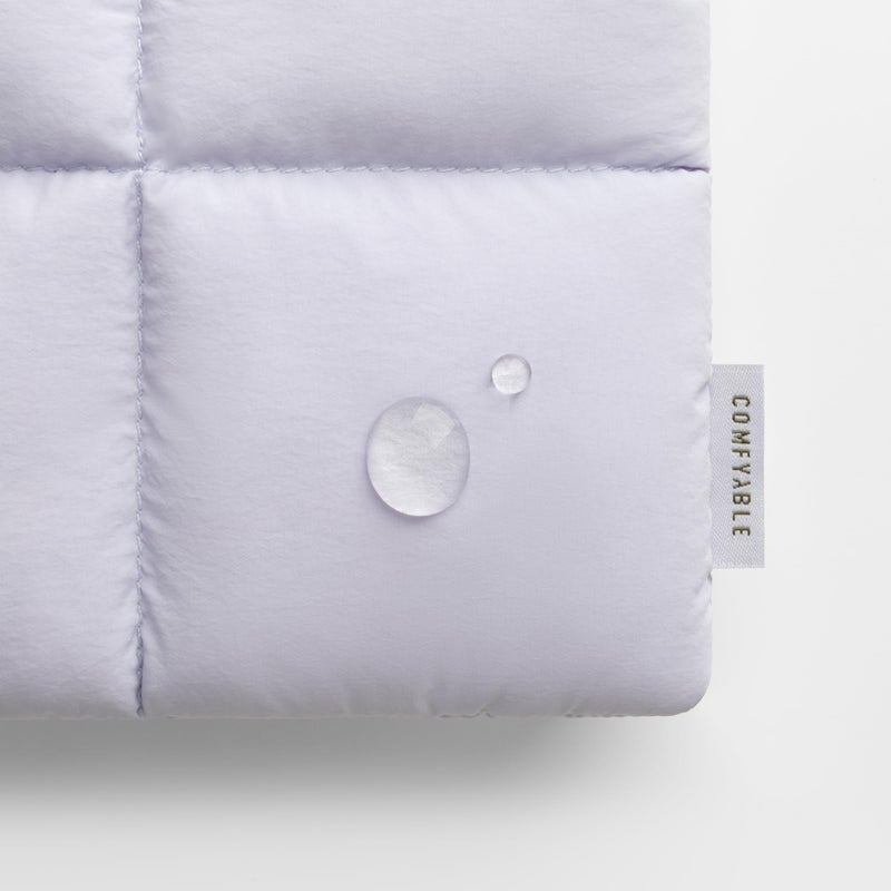 Comfyable Puffy Tablet Sleeve 7-8 Inch Compatible for iPad mini 7 2024 A17 Pro, Mini 6 2021 A15, Quilted Puffer Tablet Carrying Case for Women Men, Lavender - Image 4