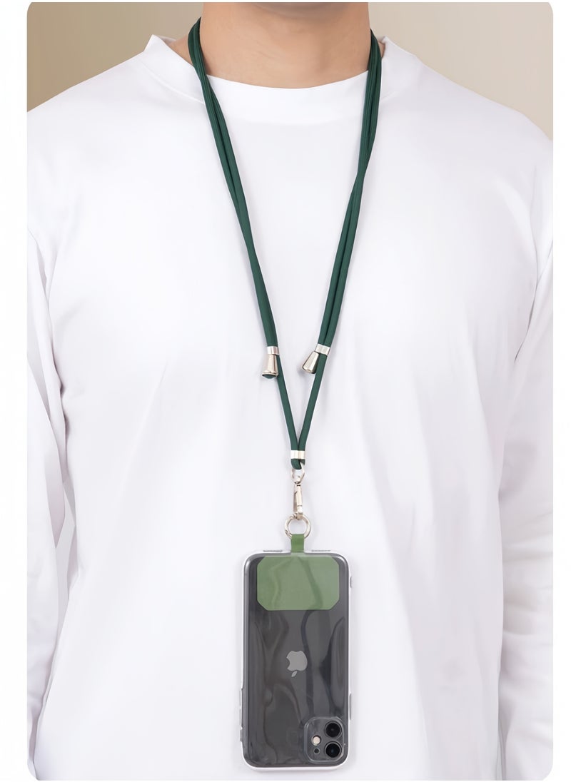 Generic - Universal Phone Lanyard with Adjustable Nylon Crossbody Strap for Most Smartphones（Black） - Image 1