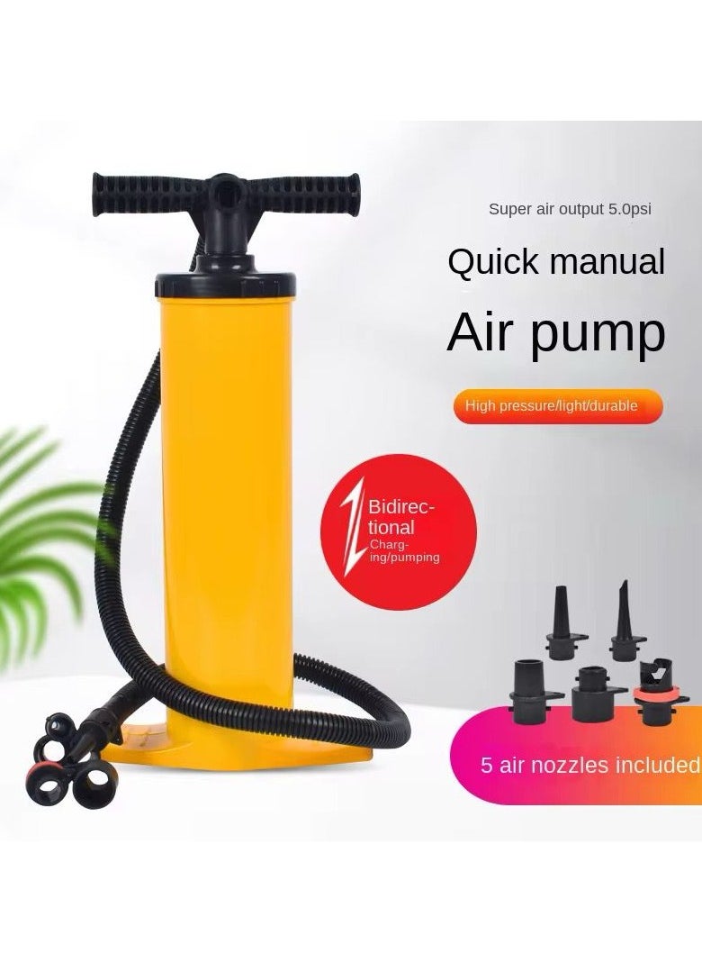 QSHOP - ® Versatile Air Pump – Your Perfect Choice for Boats, Rafts, Balls, Bikes and Bicycles One Inflator – Incredible Speed and Superstitious Performance in Every Use - Image 1