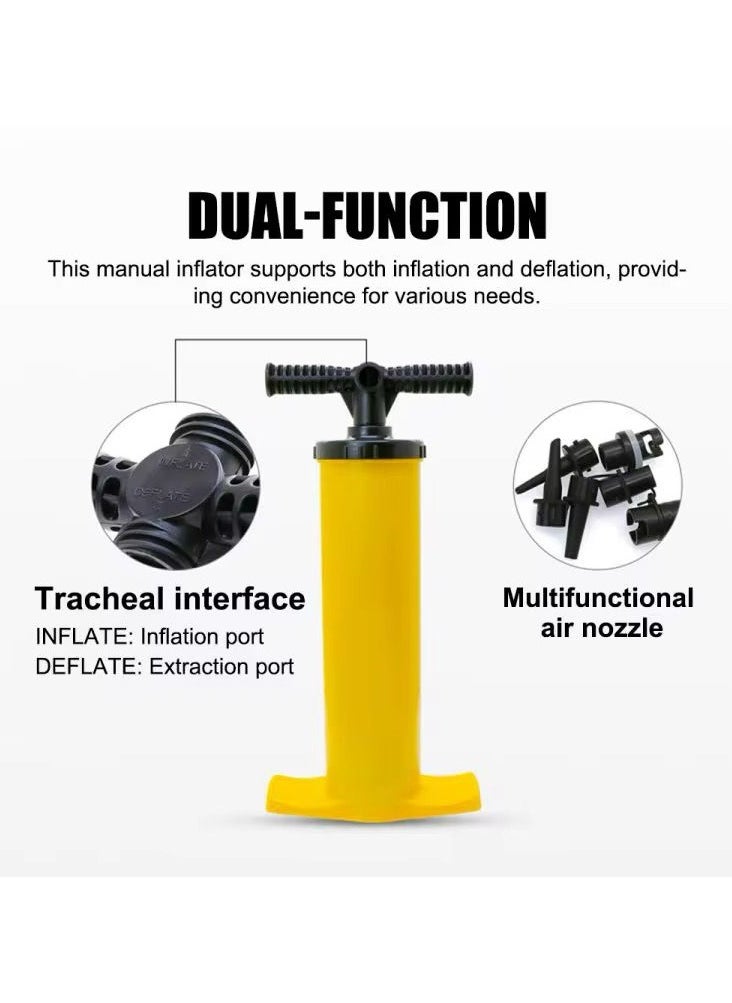 QSHOP - ® Versatile Air Pump – Your Perfect Choice for Boats, Rafts, Balls, Bikes and Bicycles One Inflator – Incredible Speed and Superstitious Performance in Every Use - Image 1