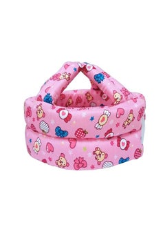 Safe-O-Kid Baby No Bumps Safety Cotton Helmet Head Protection Cushion Bumper Headguard For Infant;Toddler Pink  - Image 1