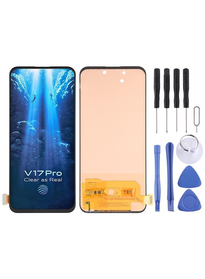 erorex Replacement TFT Material LCD Screen and Digitizer Full Assembly Not Supporting Fingerprint Identification for Vivo V17 Pro - Image 1