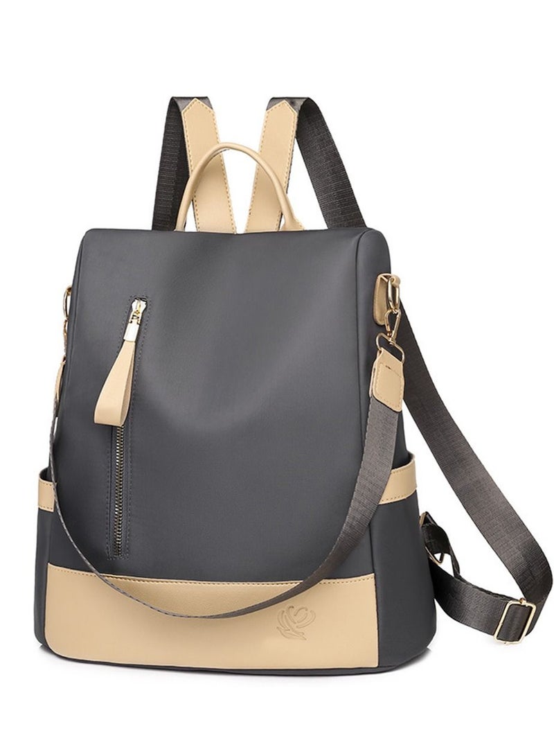 HomarKet Shoulder Backpack Grey/Beige - Image 1