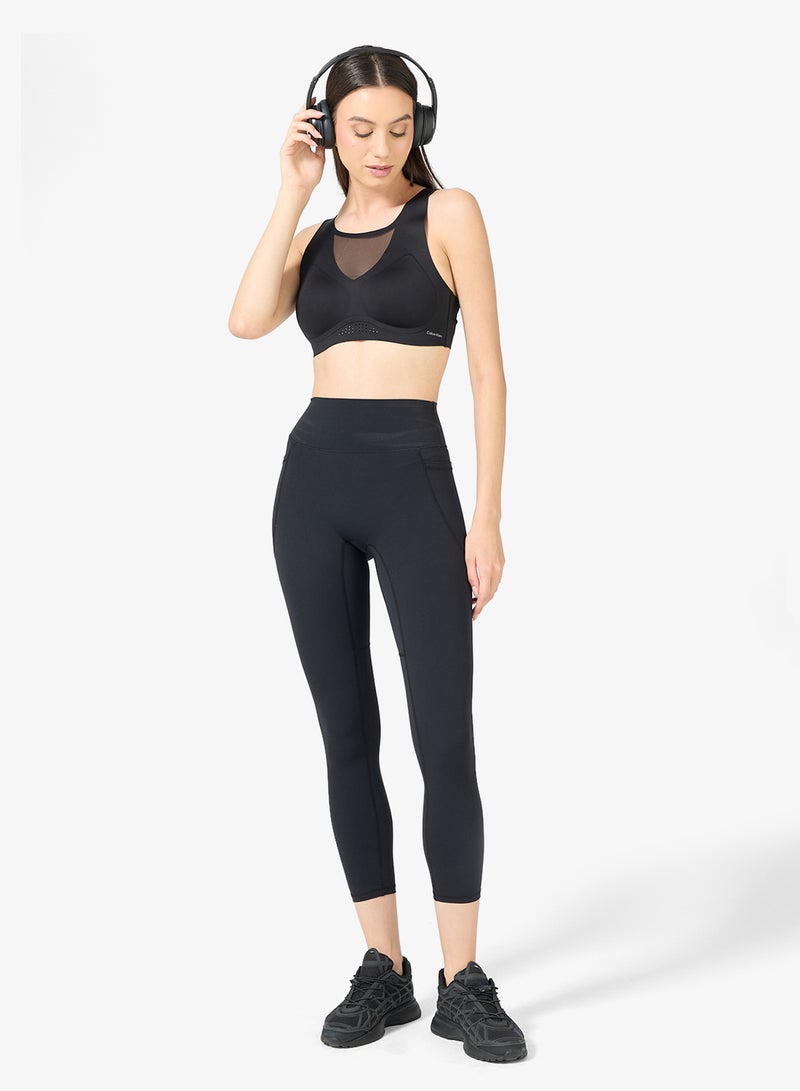 كالفن كلاين سبورت حمالة صدر داعمة متوسطة بشبكة مخفية - Image 4