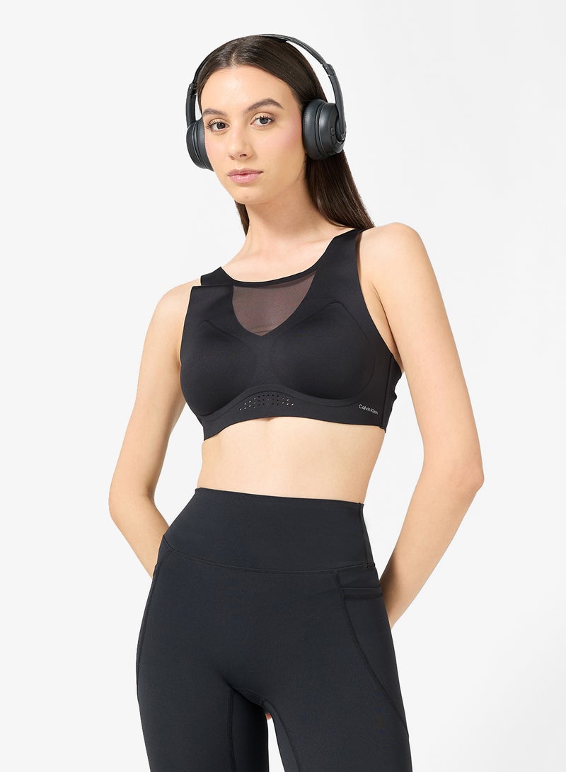 كالفن كلاين سبورت حمالة صدر داعمة متوسطة بشبكة مخفية - Image 1