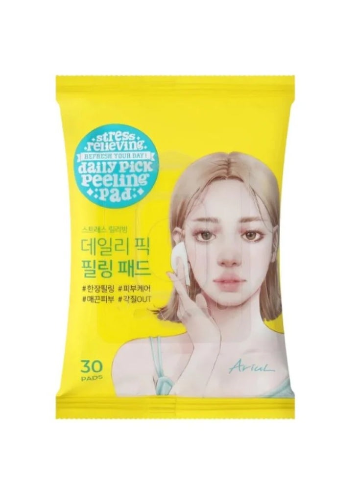 Ariul Daily Stress Relieving Exfoliating Pad – 30 Pads - Image 1