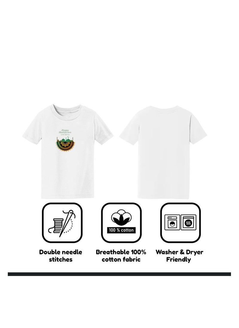 PRINTSHOP4ME - Islamic New Year Men's T-Shirt–Half Sleeve Round Neck Cotton Tshirt-Soft&Breathable Fabric Ideal For Daily Wear&Special Occasions - Image 1