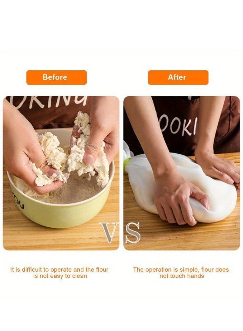 1pc Versatile Silicone Dough Kneading Bag for Bread, Pastry, and Pizza - Flour Mixer Bag for Easy Mixing - Kitchen Tool and Accessory for Effortless Baking  - Image 5