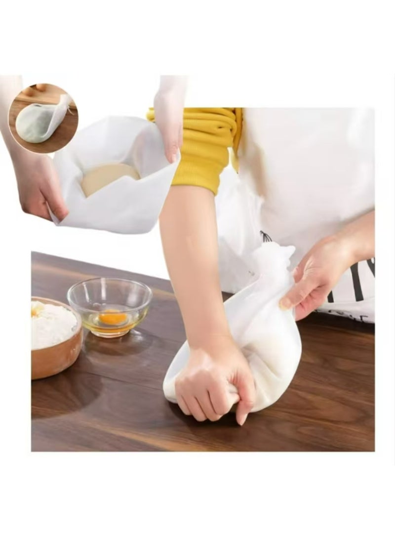 سيسلي قطعة واحدة من حقيبة عجن العجين السيليكون متعددة الاستخدامات للخبز والمعجنات والبيتزا - حقيبة خلاط الدقيق لسهولة الخلط - أداة المطبخ والإكسسوار للخبز بدون جهد - Image 2