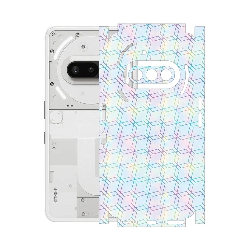 90STETHIX Mobile Skin Sticker Wrap | Compatible for Nothing Phone 3A | Scratchproof Matte Finish | Full Coverage for All Sides & Camera Protection (Design-1) (69) - Image 1