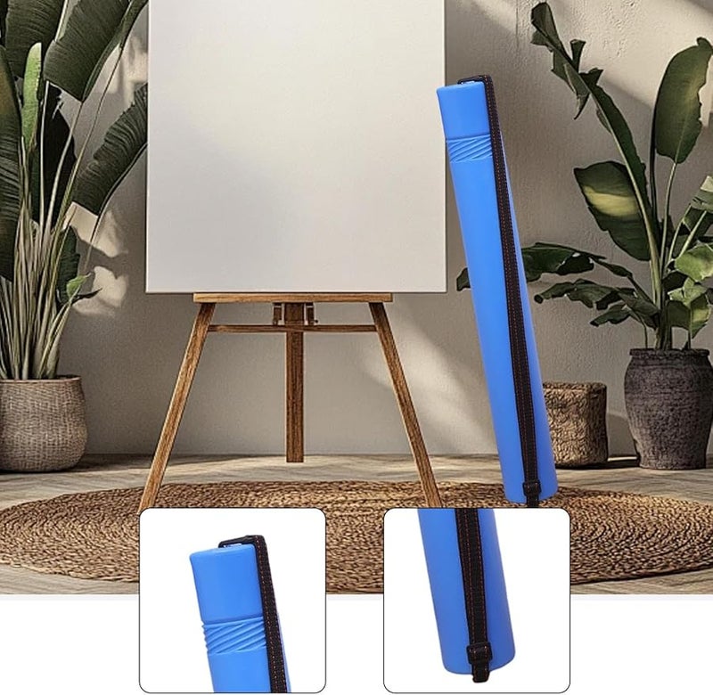 أنبوب ملصق تلسكوبي قابل للتوسيع باللون الأزرق للوحات فنية ومخططات ورسومات قماشية - Image 4