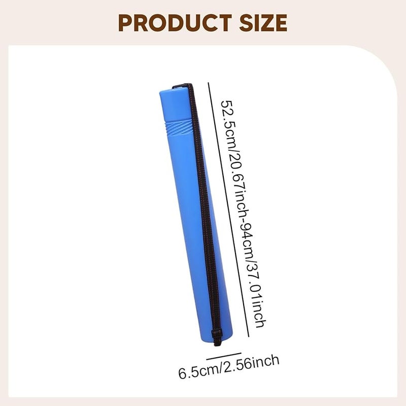 أنبوب ملصق تلسكوبي قابل للتوسيع باللون الأزرق للوحات فنية ومخططات ورسومات قماشية - Image 3