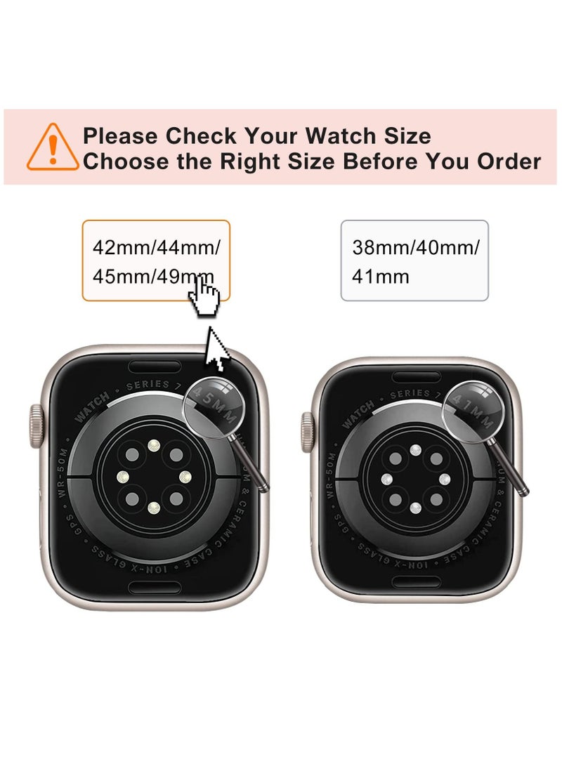 BORTONY Apple Watch Band 42mm 44mm 45mm 49mm Stainless Steel Mesh Loop Magnetic Clasp Bands for iWatch Ultra Series 8 SE 7 6 5 for Unisex - Image 2