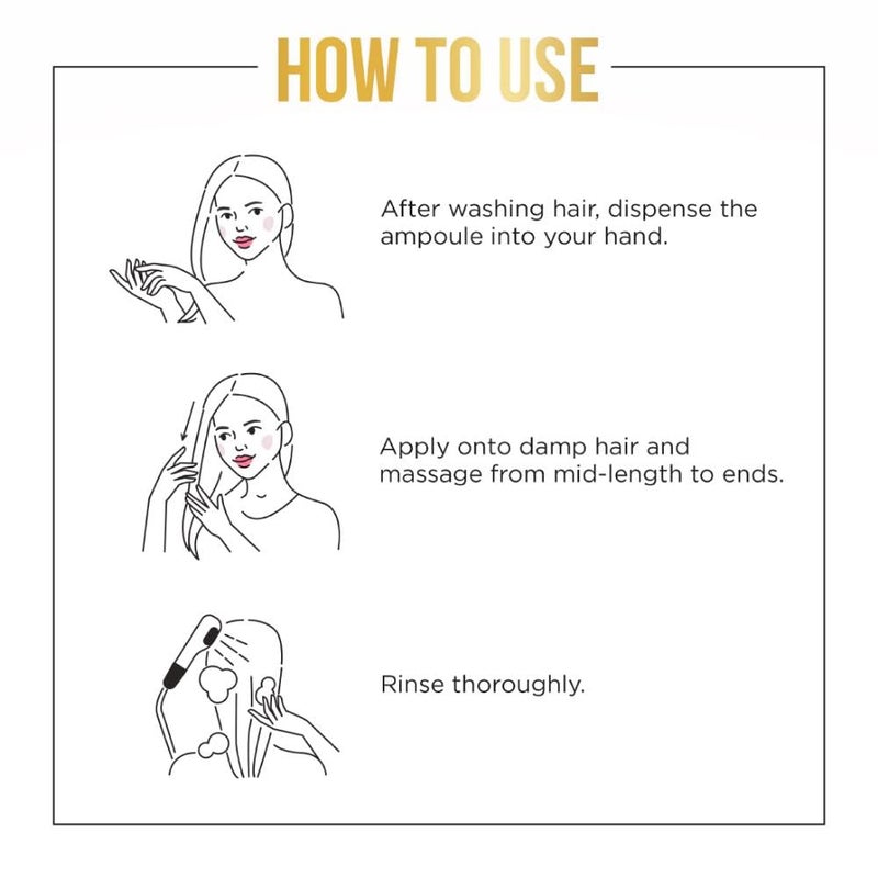 Pantene Hair Mask Miracle Rescue Shots, Intensive Repair Treatment for Damaged Hair, 4 count 0.5 oz Each, Twin Pack - Image 3