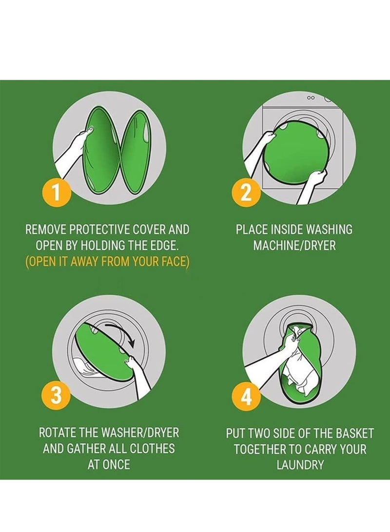 Popup Laundry Hamper, Innovative Laundry Basket, Portable Laundry Bag, Collapsible for Storage (26 inches) - Image 5