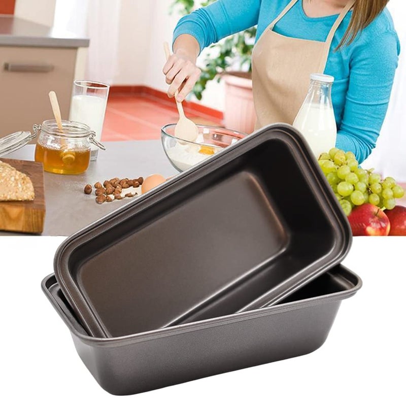 Zddaoole 6 PCS Mini Nonstick Carbon Steel Baking Bread Pan,Mini Loaf Pans,Small Banana Bread Tins,6.2" x 3.2" - Image 5