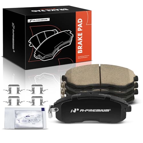 A-Premium Front Ceramic Disc Brake Pads Set Compatible with Nissan Altima 2002-2006, Sentra 2011-2019, Versa, Maxima, Cube & Suzuki SX4, SX4 Crossover & Infiniti I35, 4 Pcs - Image 1